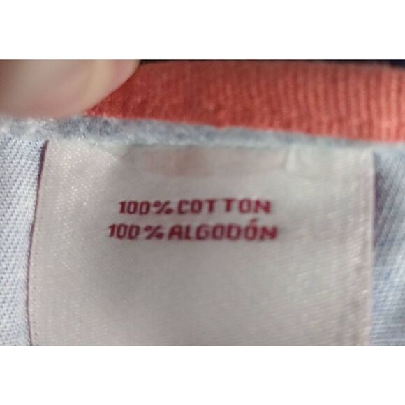 Merona Shorts Ladies 18 Blue White Polka Dot Light Weight - Picture 5 of 6